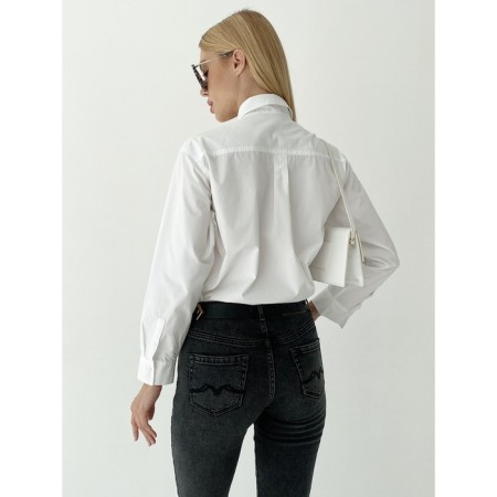 Female shirt, size 56, white color-2