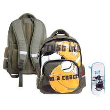 School Bruno VisConti Bruno. Hobubimania. Samach, 40 x 30 x 19 cm, ergonomic back, pencil case as a gift