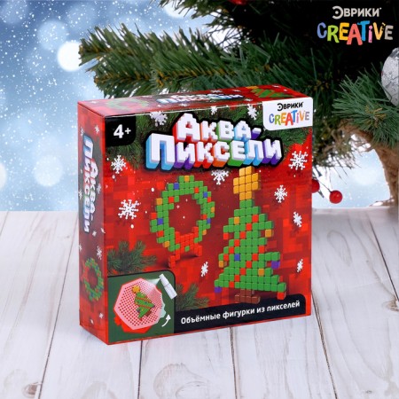 Aquapixels "Christmas tree and wreath", 200 parts