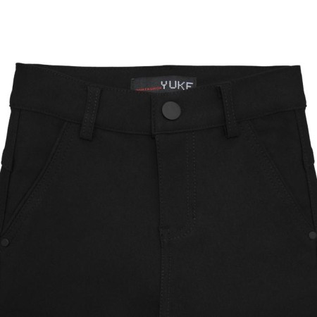 Pants for girls, height 122 cm, black color-2