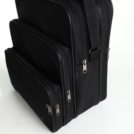 Male bag, luris, black color-4