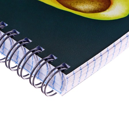 Notebook on the crest of Calligrata "Avocado" A4, 96 sheets, cover coated cardboard, twin-lak, OFSET block-2