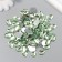 Decor for creativity Plastic "Rhil of oval. Light green" set of 150 pcs 1x1.4 cm