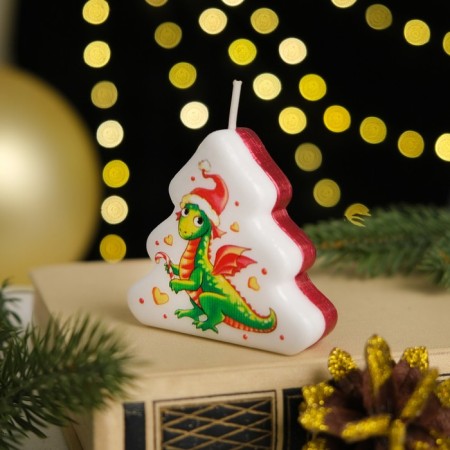 Candle "Dragosh. Elka", 9.5x11 cm-1