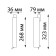 The lamp is a three -phase track LED Novotech. Iter, 18W, LED, 79x323x36 mm, white color