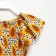 Kit for girls, white/orange color, height 110 cm