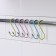 A set of hooks for railing, 7 cm, d = 2.5 cm, 7 pcs, color mix