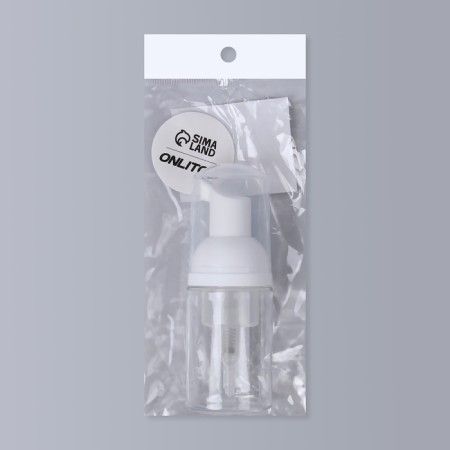 A bottle for storage, with a foaming dispenser, 35 ml, the color is transparent/white-7