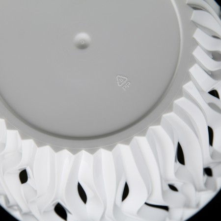 Kashpo for flowers with an insert "inspiration", 3 l, white-black color-2