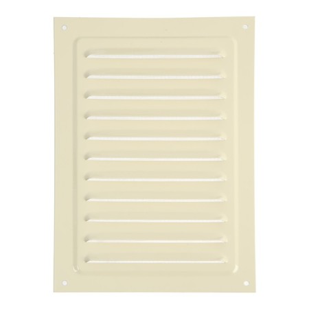 Ventilation grate Zein Lux RM1724sk, 170 x 240 mm, with a grid, metal, ivory-3