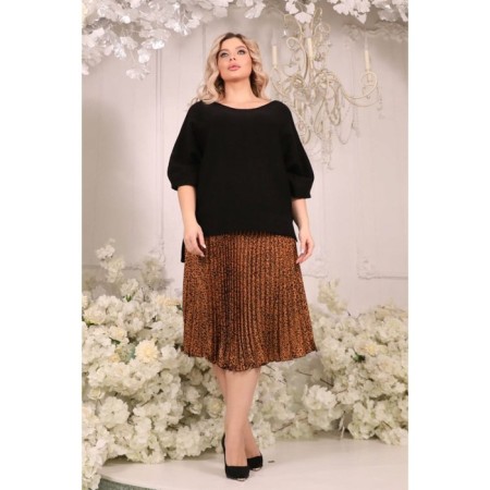 Female jumper, size 54, black color-12