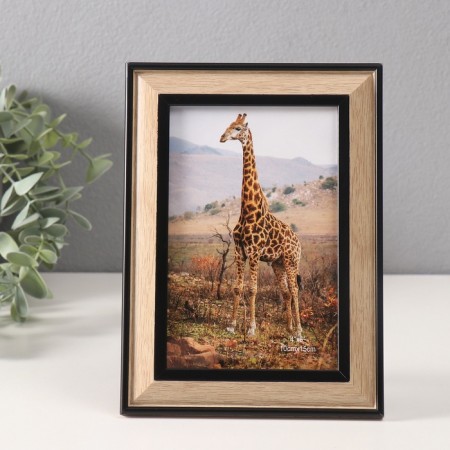 Photo frame plastic 10x15 cm "Crassic. Wood" beige 14x19.2 cm