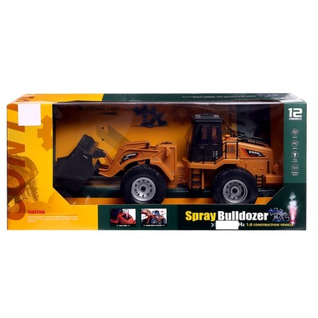 Radio -controlled "construction" machine, loader, battery, light, sound and smoke effects-8