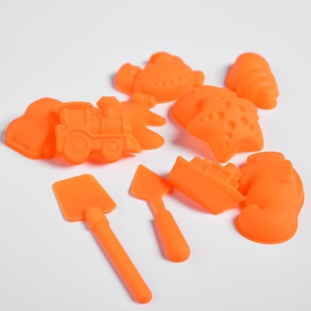 Models for modeling, 9 pcs. + 2 tools, color mix-2