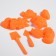 Models for modeling, 9 pcs. + 2 tools, color mix
