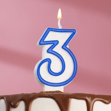Candle for cake the number 