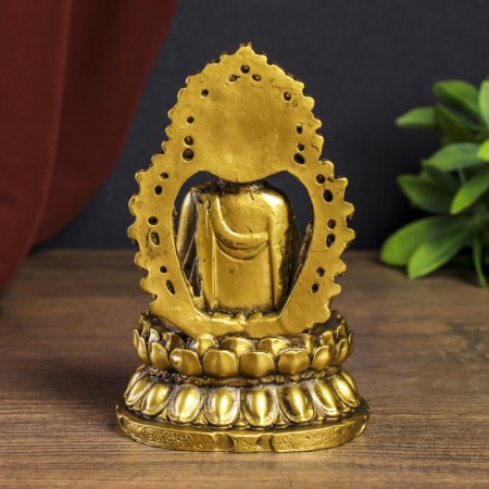 NECSK Polystone for bronze "Meditation of the Buddha" 14.5x9.5x8.3 cm-3