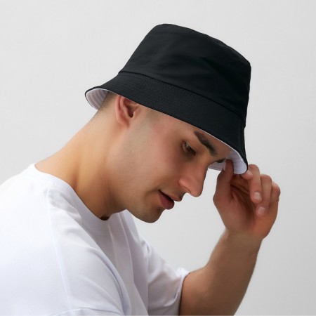 Panama is monophonic, two-do, black/white color, size 57-58-4