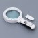 Magnifier 5x, d = 8cm, with backlight, white