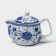 Keramic teapot with a metallic sieve "flowering roses", 350 ml