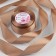 Satin tape, 40 mm × 23 ± 1 m, color dark cream No. 268
