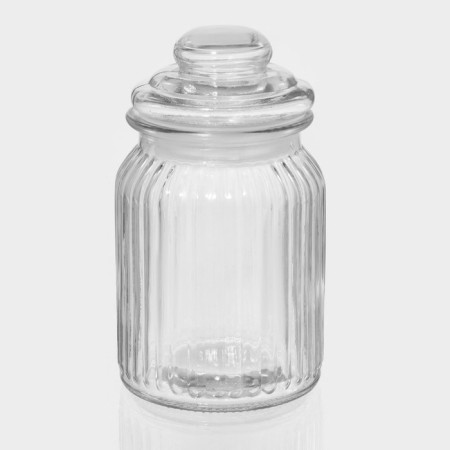 Glass Bank for bulk products "Lada", 800 ml, 10 × 18 cm