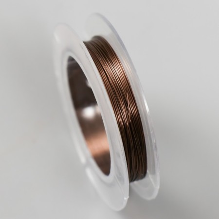 Bead wire 0.3 mm, brown 10 m.-2