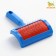 Puchoderma semicircular small with drops, 8.5 x 13 cm, blue