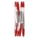 Set of ball pens 4 pcs. Lancer Office Style 820 Knot 1.0 Red, borders. Product.
