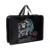 Folder with A4 handles, 340 x 245 x 75 mm, plastic, PT-14-4-12 "cyber dino" (volumetric 3D-risun with a metallic effect) 71213