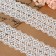 Knitted lace, 45 mm × 10 ± 1 m, white color