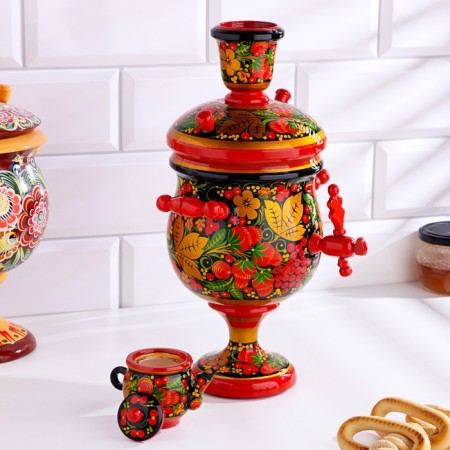 Souvenir "Samovar", Khokhloma-1
