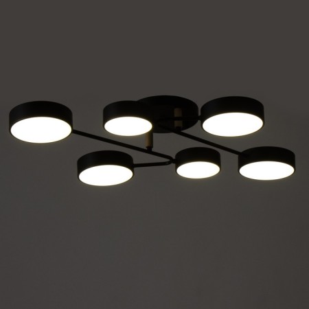 Almo chandelier 6XLED 144W 3000-6000K Black 80x58x21 cm Bayerlux-4