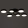 Almo chandelier 6XLED 144W 3000-6000K Black 80x58x21 cm Bayerlux