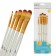 Synthetics set, 5 pieces (No. 1/8.3/8.5/8.1/2.1/4), flat, rounded, in the blister