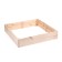 Sandbox is a nursery wooden, without a lid, 100 × 100 × 20 cm, without painting, pine, Greengo