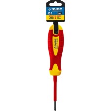 Dielectric bison screwdriver, professional, three -component handle, PH0 x 60 mm
