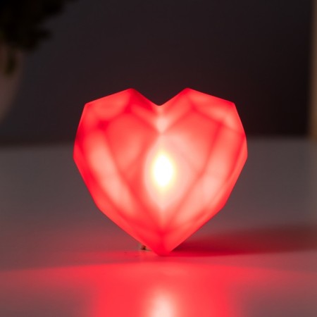 Night -hearted "Toy Heart" 2W LED red 3.5x6x6cm-2