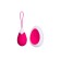 Toyfa A-Toys Eggo Vibroyaitzo, remote control, silicone, pink-white color, 6 cm