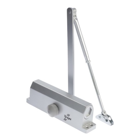 D150SL tundra door closer, up to 150 kg, silver color