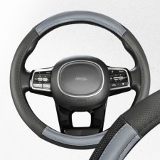 SkyWay, Real-9 m, black and gray leather braid