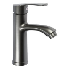 Zein Z3691 sink mixer, single-leaf, pour height 9 cm, ABS plastic, graphite