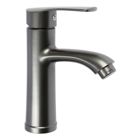 Zein Z3691 sink mixer, single-leaf, pour height 9 cm, ABS plastic, graphite