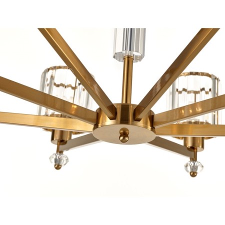 Lamp with a universal mount 8x60W E27, size 84x84x37/90 cm-2