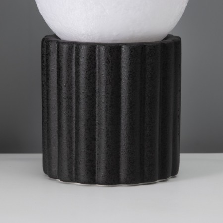 Table lamp "Moon" LED 1x40W E27 Black 11x11x21cm-2
