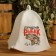 Bath cap "Best Fisherman" with print, white