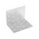 Corner Fixing equilateral KUR 60x60x80 zinc, 1 pc.