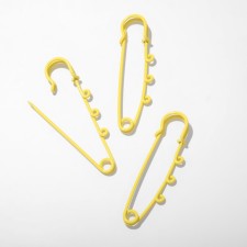 Булавка для подвесок (набор 3 шт.) L=6,5 см, цвет жёлтый