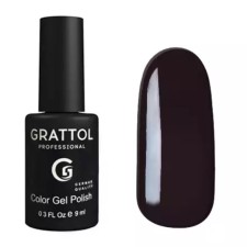 Гель-лак Grattol Color Gel Polish, №099 Dark Plum, 9 мл