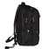 Youth backpack 42 x 31 x 22 cm, Grizzly, ergonomic back, laptop department, black/orange